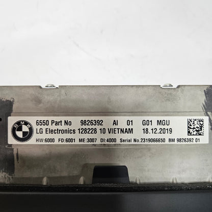2018-2020 BMW X3 G01 X4 G02 Central Information Display 10.25 9826392