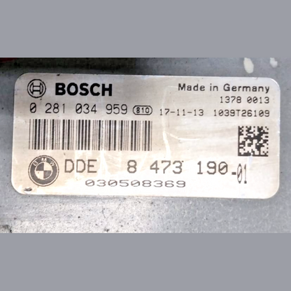 BMW 3 4er F30 F31 F32 F33 F34 F36 335d N57 ECU ENGINE CONTROL 0281034959 8473190