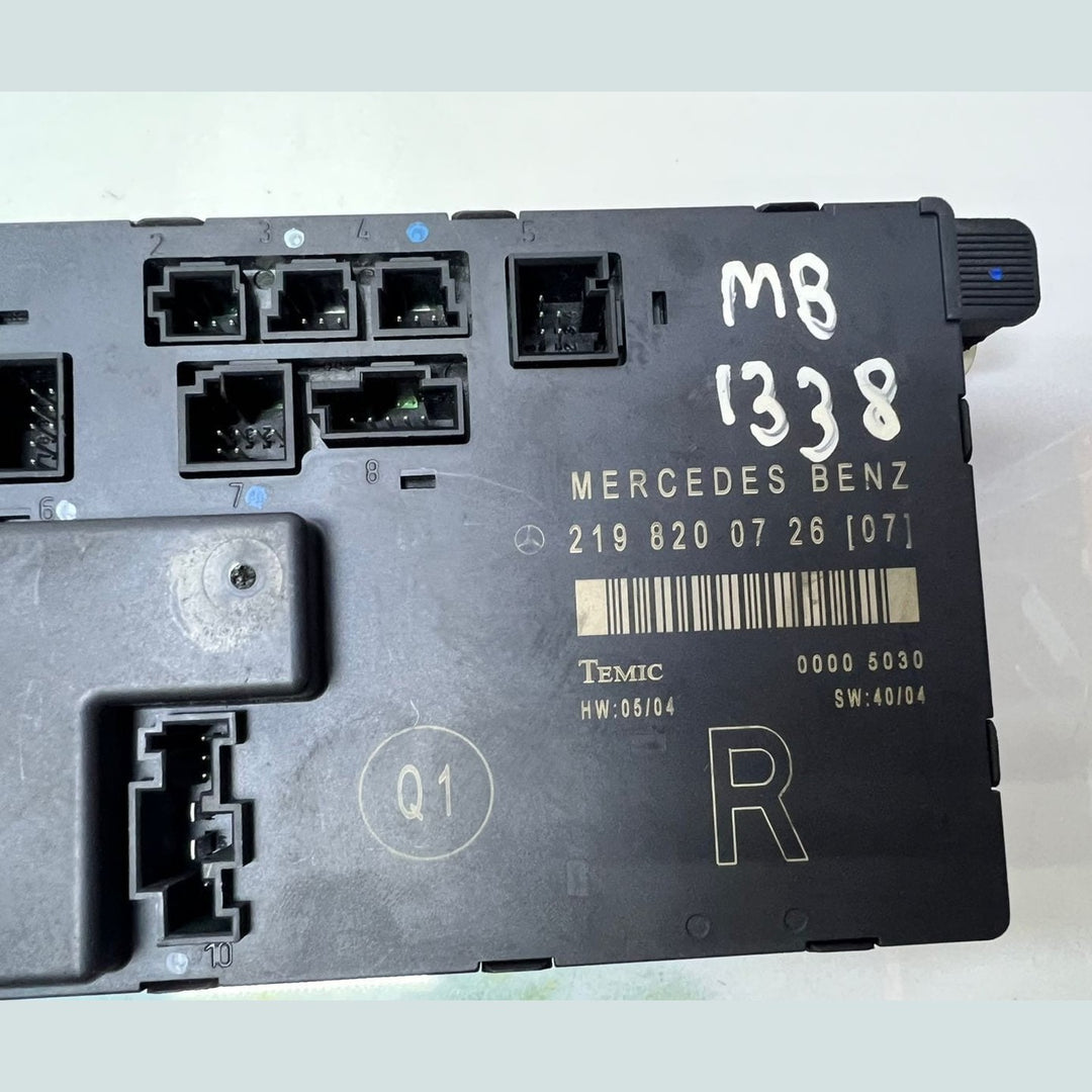 2005-2010 Mercedes-Benz CLS500 Door Control Module A2198200726 CLS Class W219