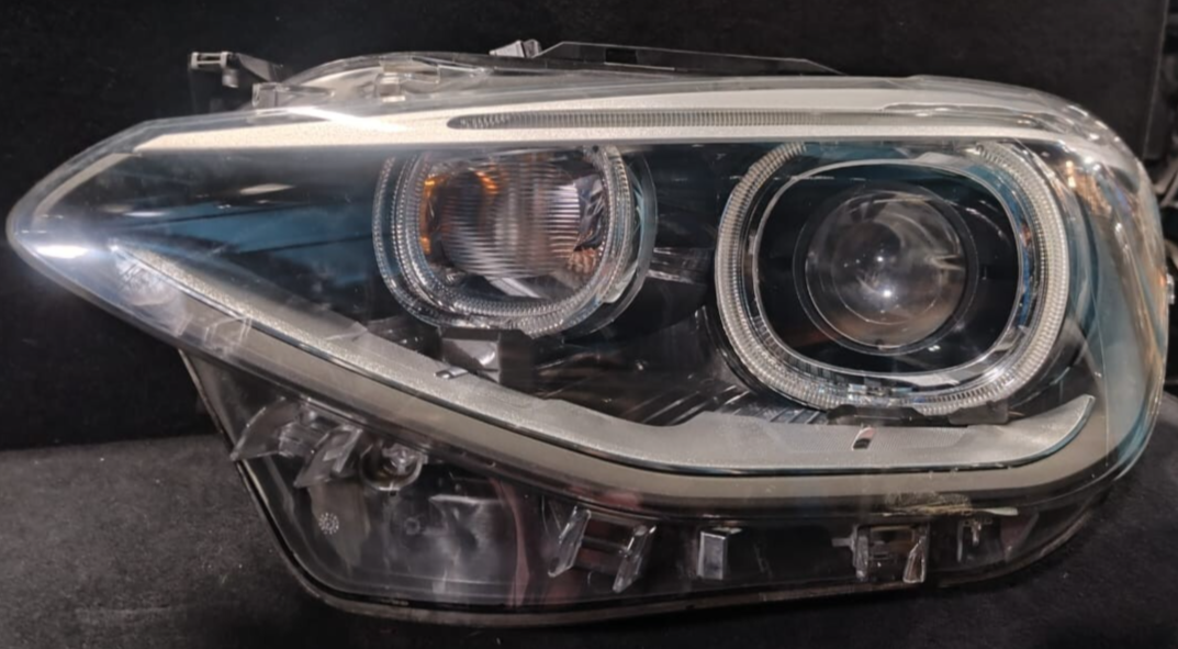 BMW 1 SERIES 120i 2012 F20 LEFT SIDE HEADLIGHT 7229687-09 ECE - 7229687