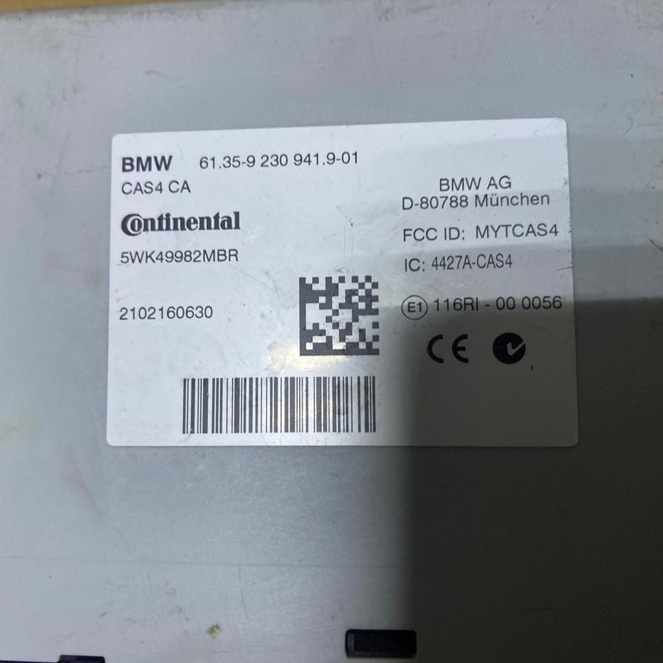 2011-2015 BMW 740Li Alarm Control Unit 9230941 5 Series F10 F11 and 7 Series F01