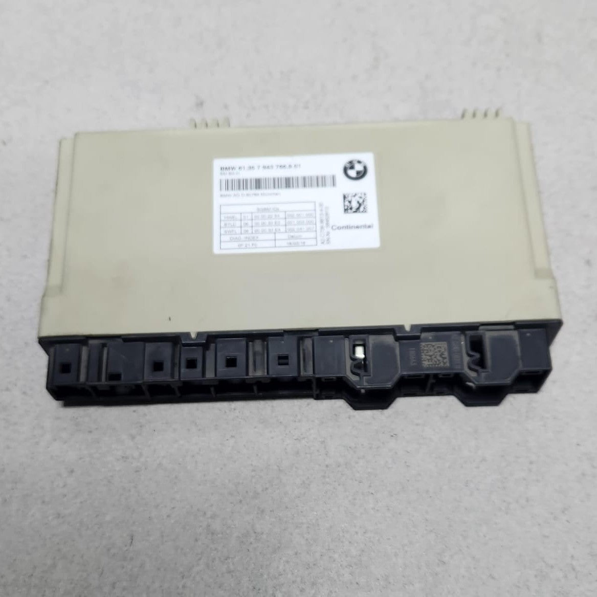 2017-2023 BMW X3 Seat Control Module 7943766 G-Series, 530e 540i and Alpina B7