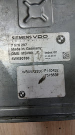 Load image into Gallery viewer, 2008-2010 BMW 528i Engine Control Unit 7576297 DME MSV80 5WK90188 ECU E60 E90