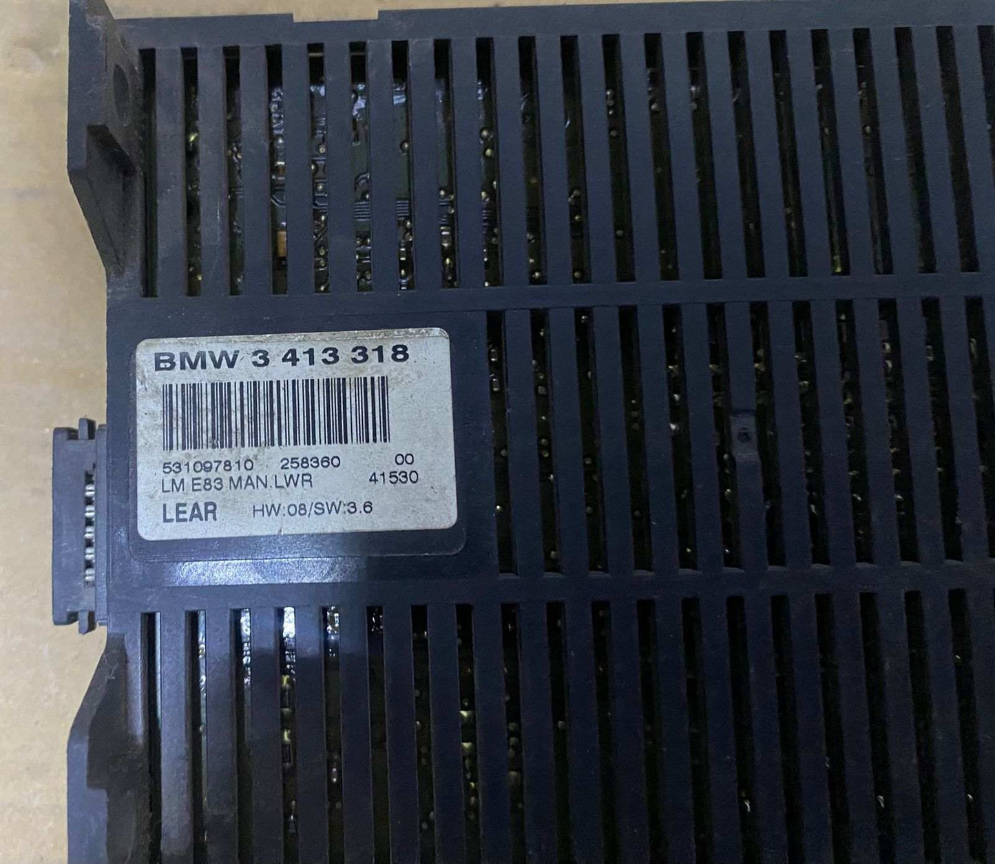 2004-2010 BMW X3 Light Control Module 3413318 X3 E83