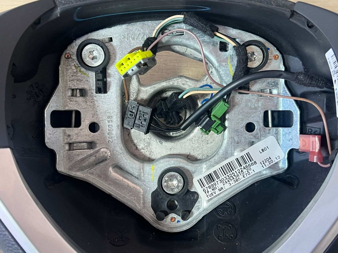 2007-2013 BMW X5 E70 3-Spoke Leather Sport Steering Wheel 6789973