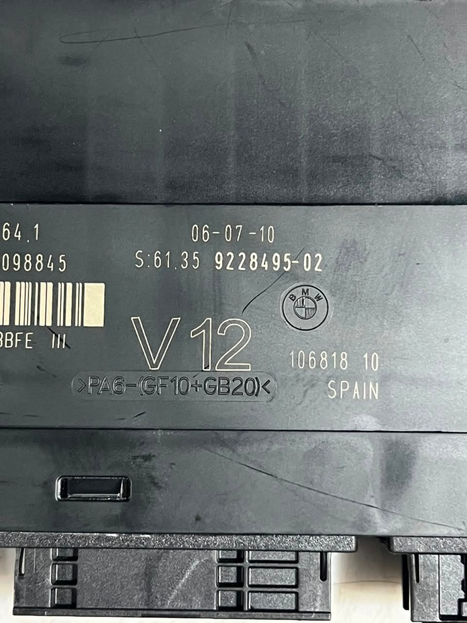 BMW 528i F07 5' GT M6 535i Body Control Module BCM Junction Box 9228495 OEM