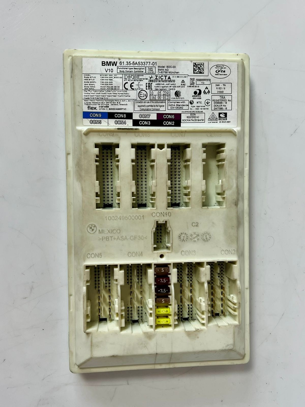 BMW 3 G20 330e Body Comfort Control Unit 5A53377 2.0 Hybrid 215kw 2021