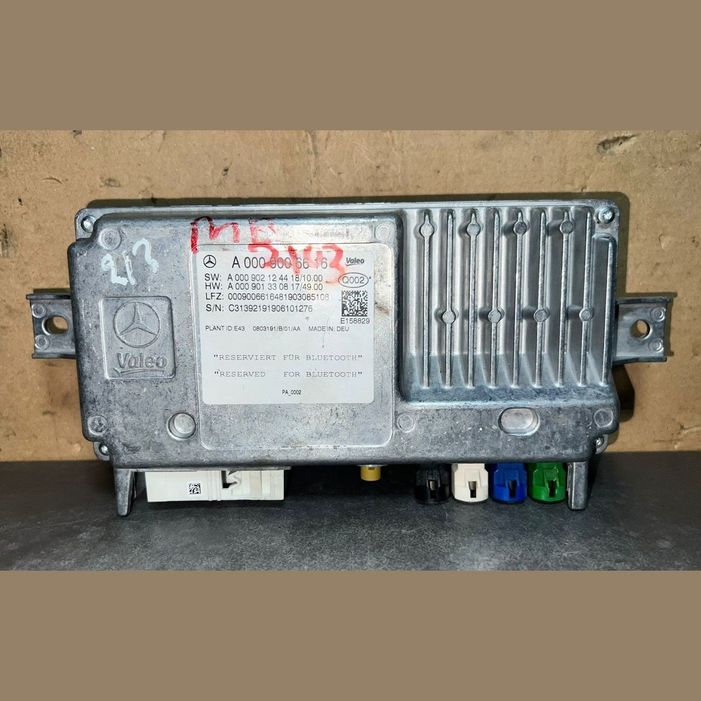 15-20 Mercedes W213 PDC Parking Assistant Parktronic Control A000 9006616 OEM