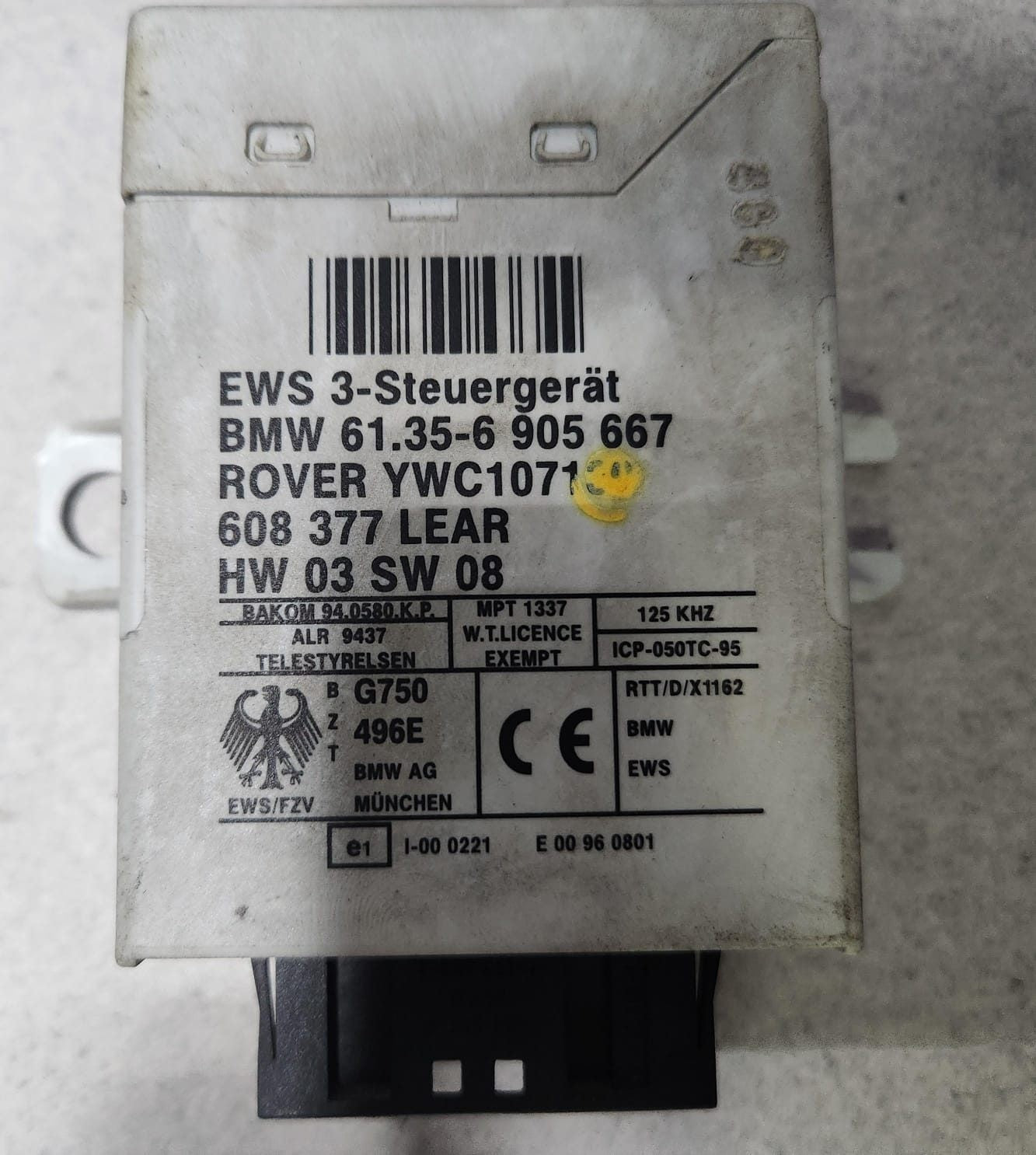 2000-2006 BMW X5 Engine Control Module 7508698 X5 E53 4.4L M62