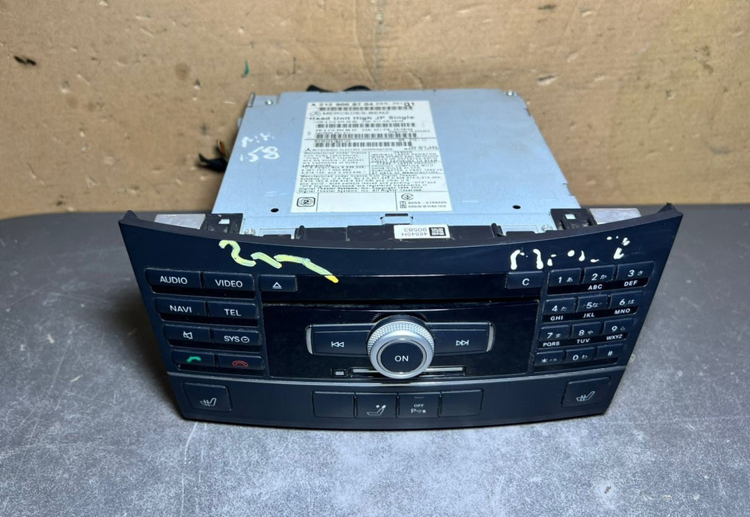 2012–2014 Mercedes-Benz W212 E-Class Head Unit CD Player A212 9008704 OEM