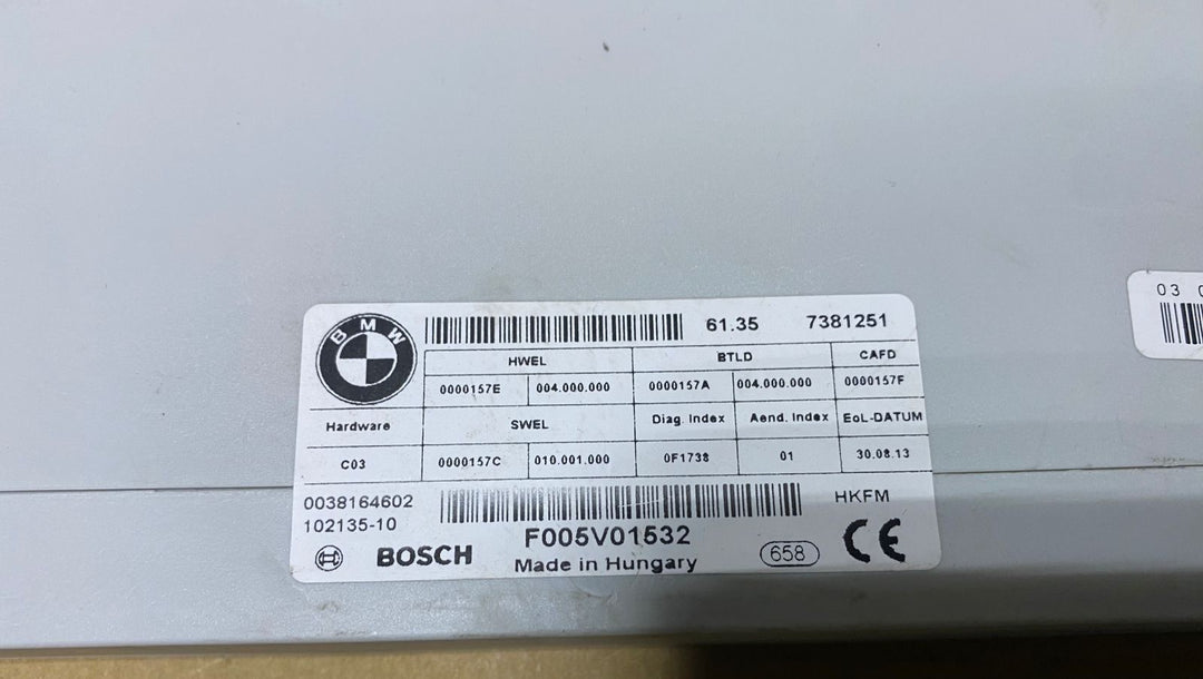 BMW Tailgate Control Unit 7381251 3 Series GT F34.