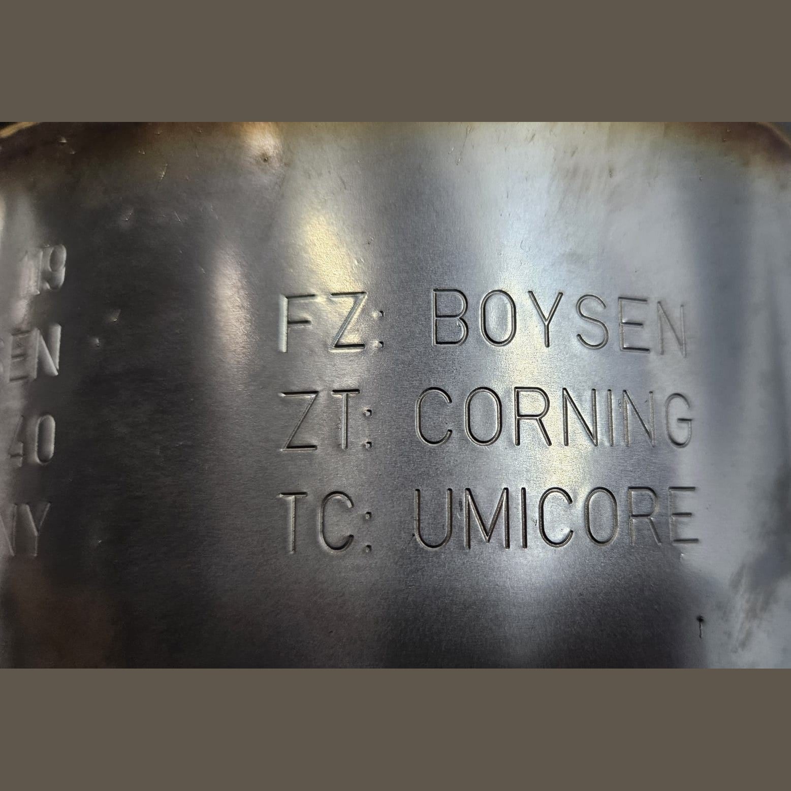 2018-26 BMW X5 X6 X7 XM (LCI, V8 Hybrid) 4.4L V8 S68 Catalytic Converter 5A2A119