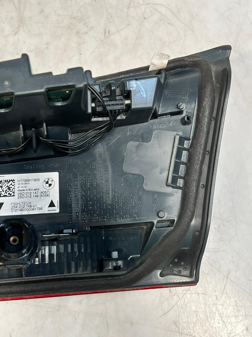 BMW 3 Series F31 F30 F35 F80 M3 LCI Rear Inner Left Side Taillight 7369119 OEM