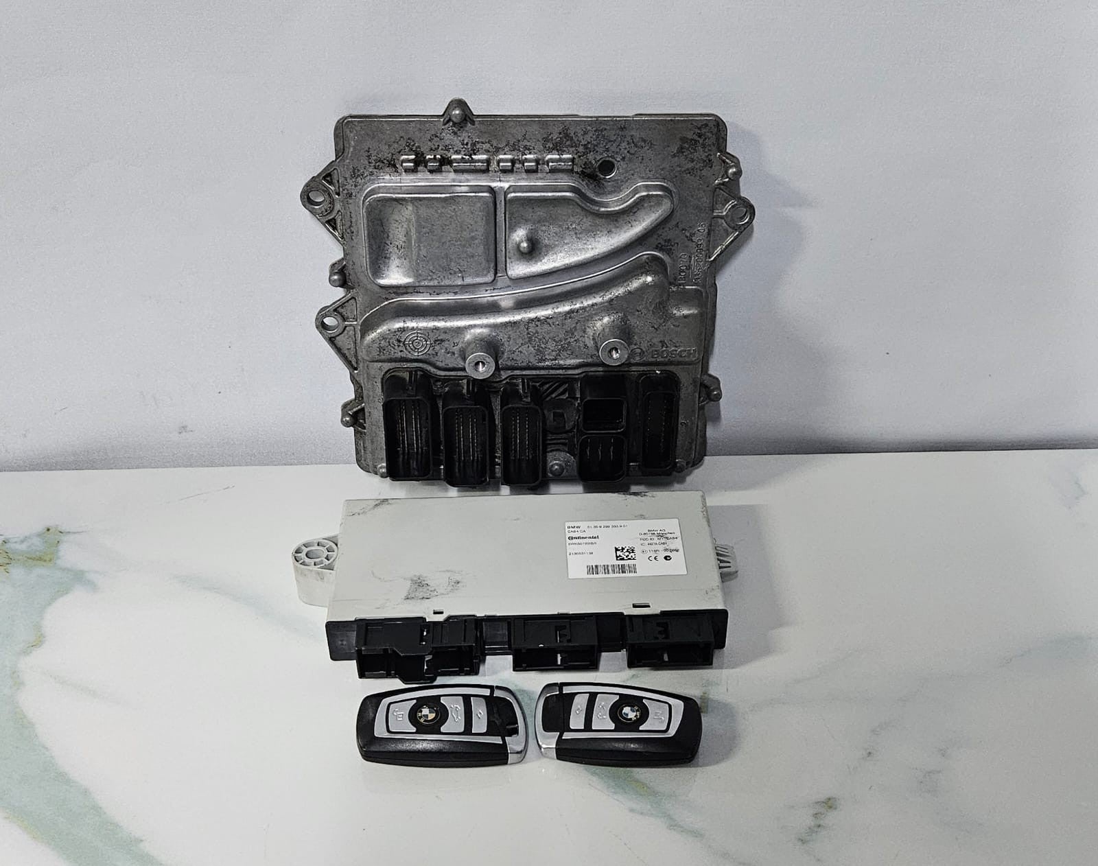 OEM BMW 740I N55 F02 F10 F20 F30 ENGINE CONTROL UNIT DME ECU SET 8616314 BOSCH