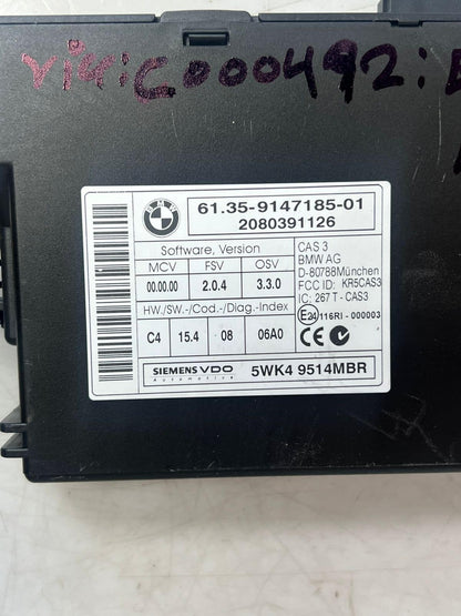 2008 BMW 530D E60 LCI M57N Engine Control Unit ECU SET DDE+CAS3 7809944 OEM