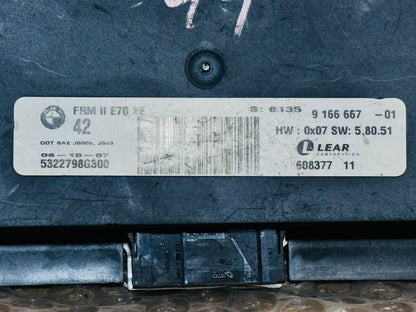 BMW E70 X5 FRM 42 Footwell Module Genuine 9166667