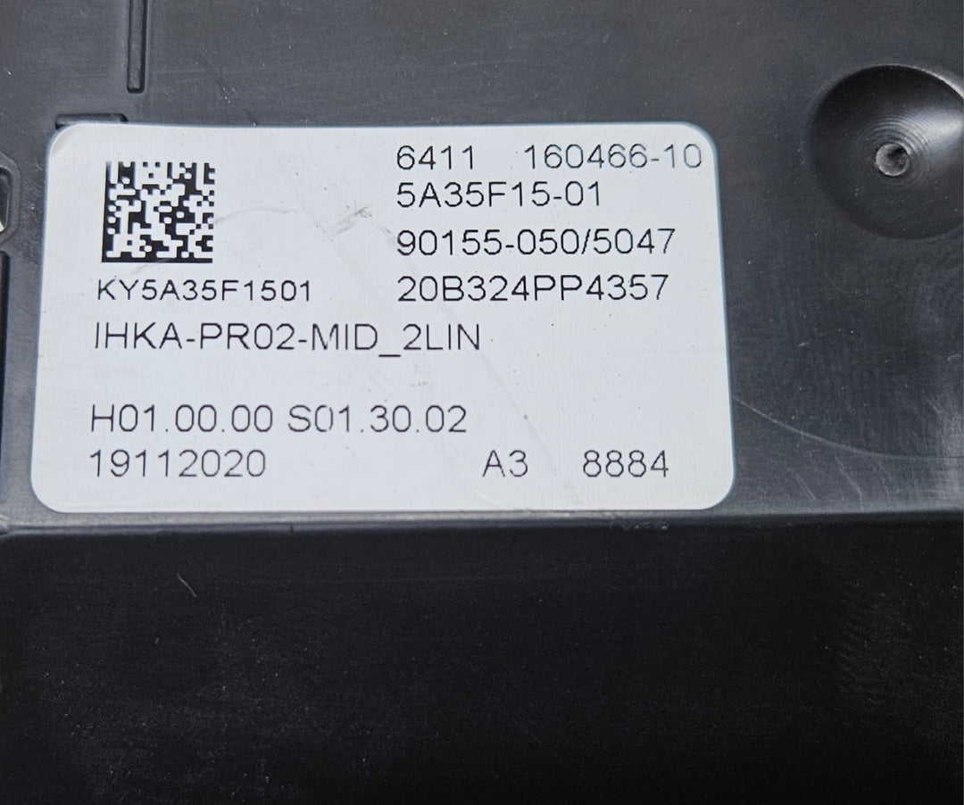 5A35F15-BMW 3 Series G20 G21 Climate Control Module OEM