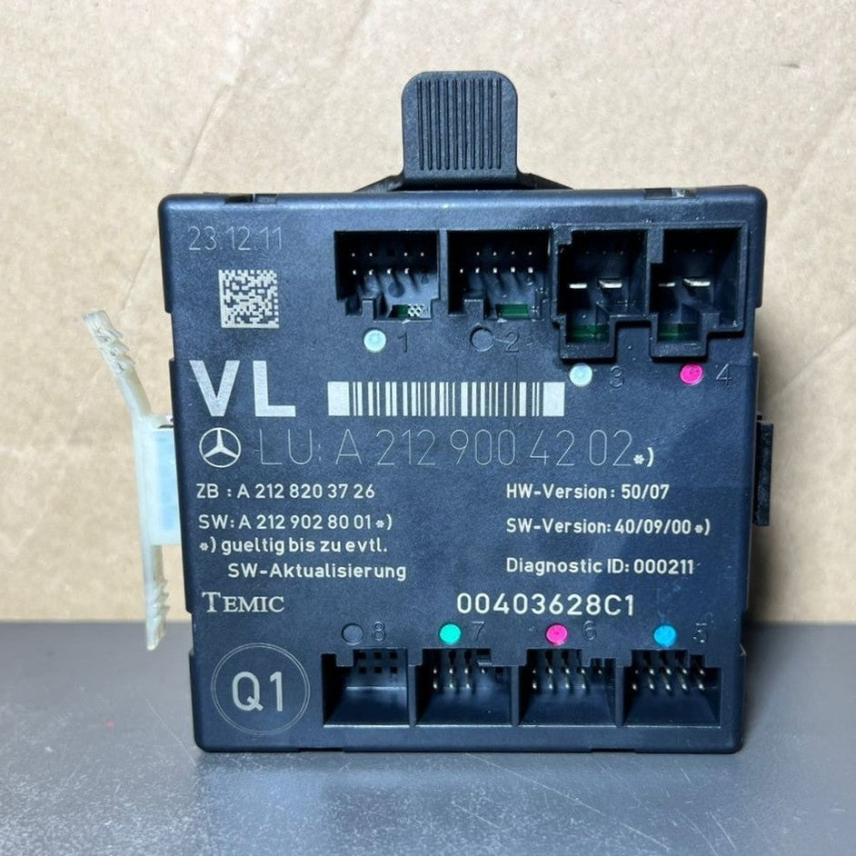 Mercedes-Benz W212 E-Class Front Left Side Door Control Module A212 9004202 OEM