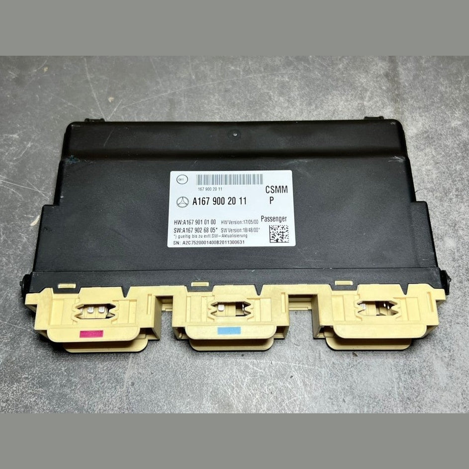 17-21 Mercedes Benz W177 A-Class Passenger Seat Control Module A167 9002011 OEM