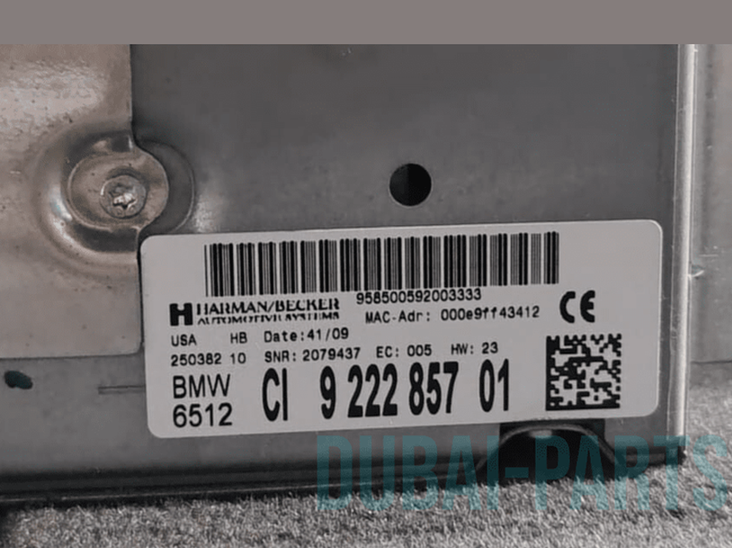 2010 BMW E71 E72 X6 IBOC CIC STERIEO PLAYER RECEIVER HEAD UNIT -  9222857
