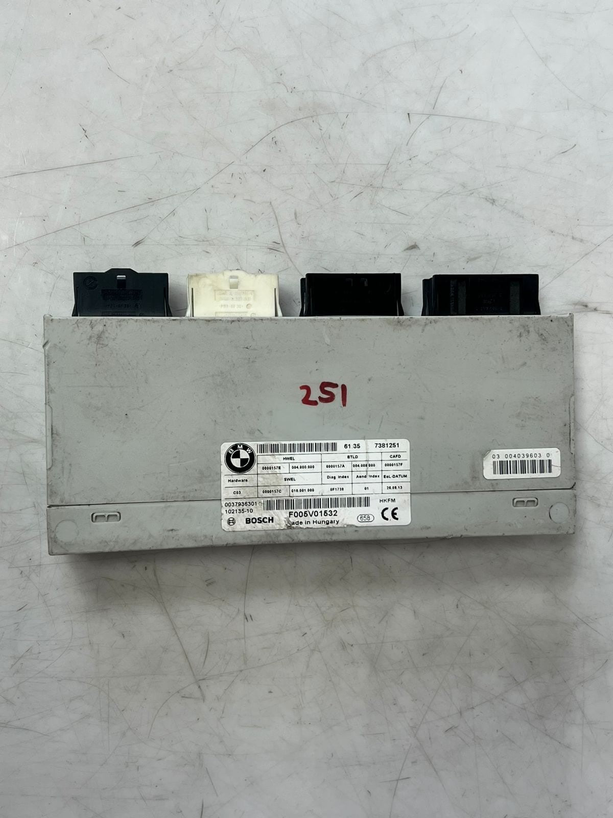 BMW  3 Series GT F34 Tailgate Control Unit MODULE 7381251 OEM