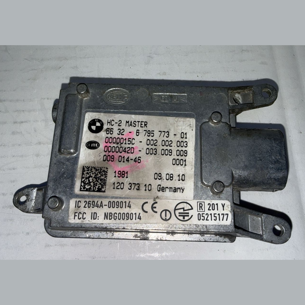 HC-2 BLIND SPOT LANE CONTROL MODULE 6795773 BMW F10 F06 650I 535I 528I