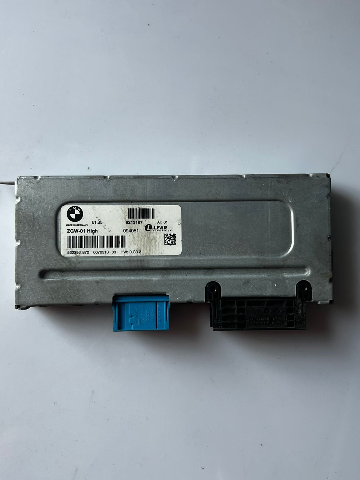 2009-11 BMW 750i Central Gateway Control Module 9213187 5' 6' 7' F07 550, F01 