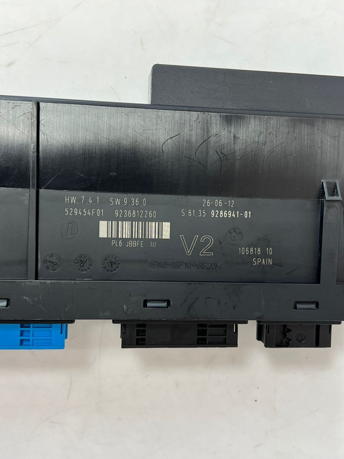 2011-2016 BMW 550i Body Control Module 9286941 528i, 535i, 550i, 520d