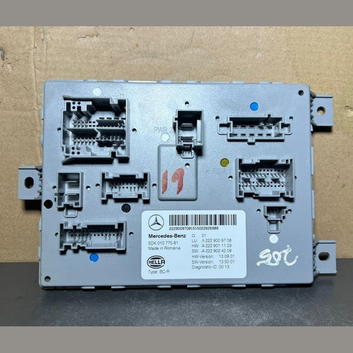 14-20 Mercedes W205 Rear Trunk SAM Body Control Module Unit A222 9009708 OEM