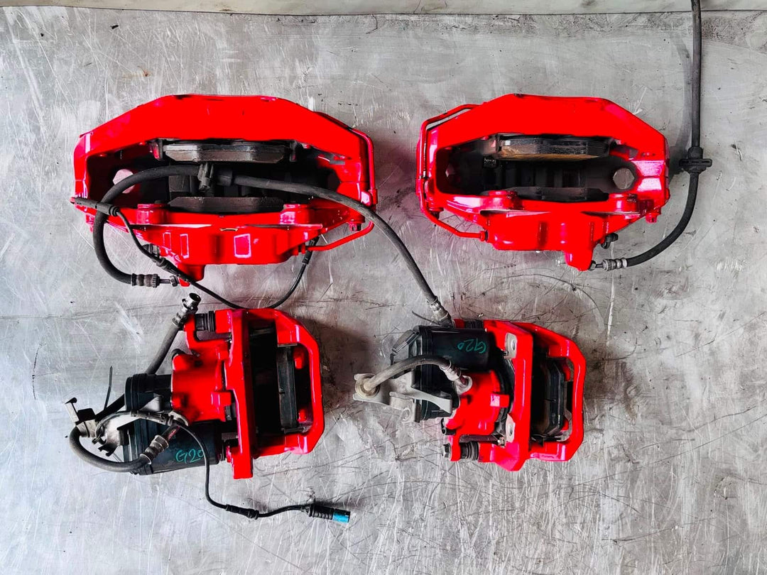 2018-2023 BMW X4 Brake Calipers Set RED MSPORT 689733602 X3 G01 M40i and X4 G02