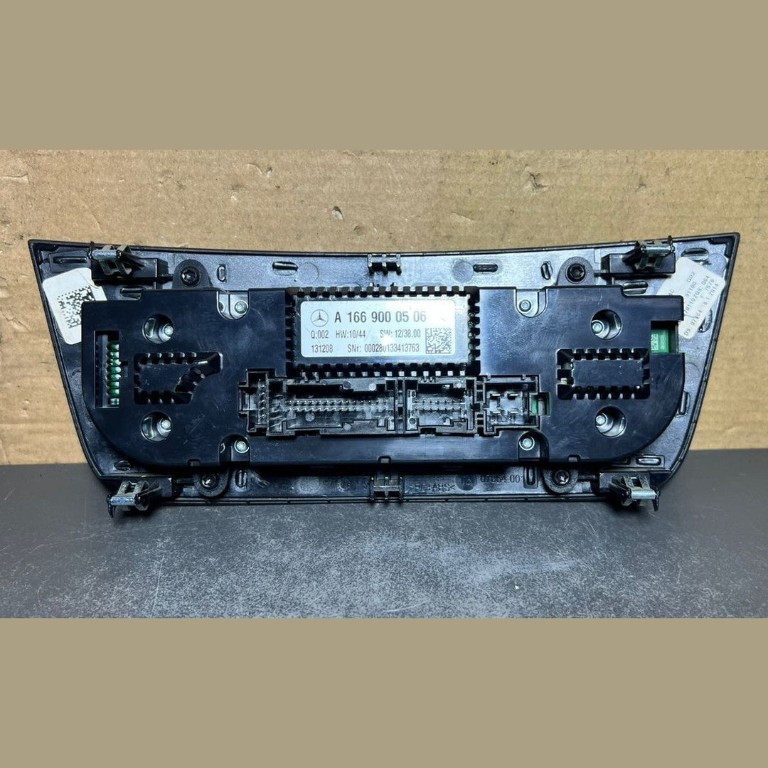 13-16 Mercedes W166 GL AC Climate Heater Control Panel Switch A166 9000506 OEM