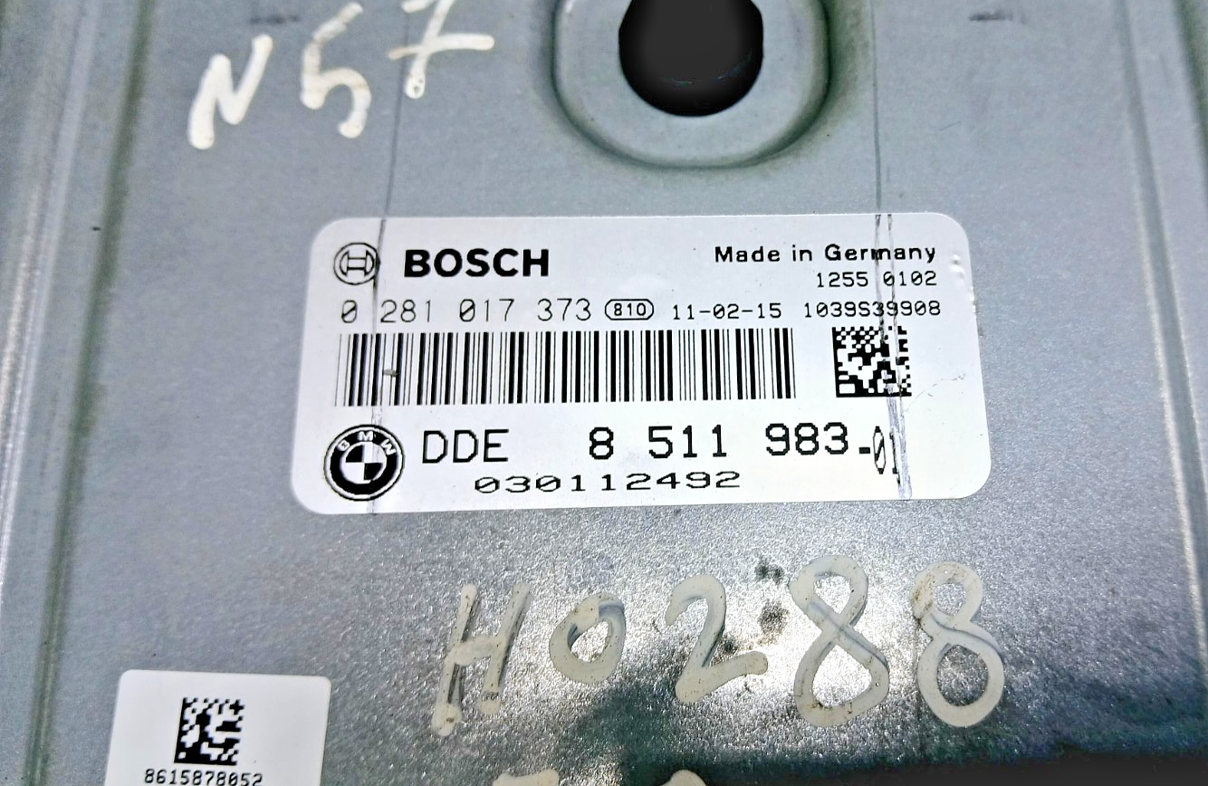 BMW 730Ld F02 2011 N57 ENGINE CONTROL UNIT ECU KIT DDE 8511983