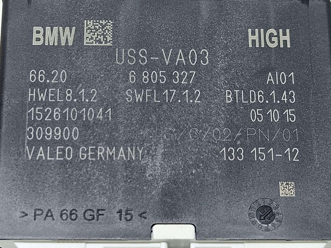 6805327-2015-2019 BMW 740i G12 B58 RHD PDC Parking Distance Control Module OEM