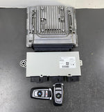 قم بتحميل الصورة إلى عارض الصور، OEM BMW F01 N54 ENGINE CONTROL UNIT ECU SET DME MSD87.2 7633038 USED
