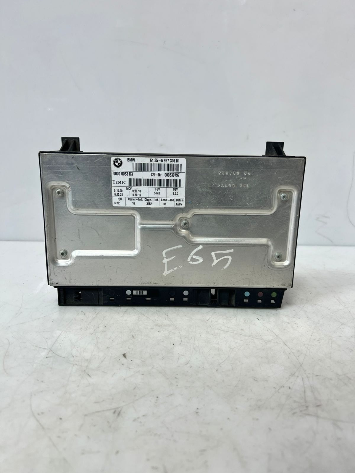 2004-2007 BMW E60 E61 530i 750i 760i Seat Control Module 6927316 OEM
