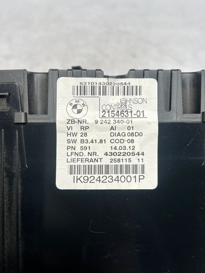 2011-2012 BMW X1 E84 Instrument Cluster SPEEDOMETER 9242340 OEM
