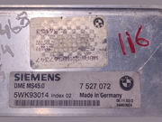 BMW 5 SERIES 530i E60 / E61 SEDAN x3 ENGINE CONTROL ONLY ECU MODULE ECM 7527072