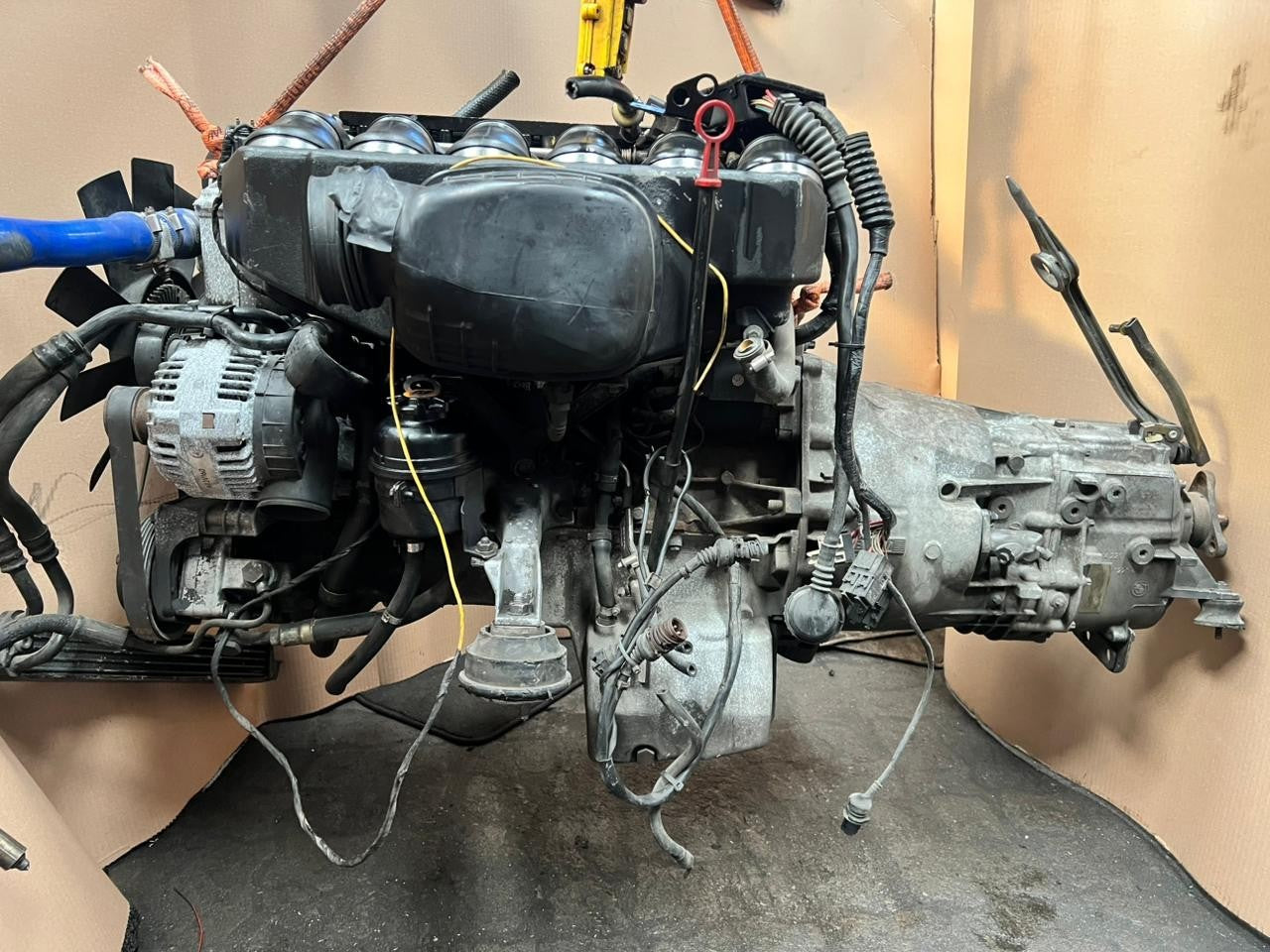 BMW E36 M3 S50B30 3.0L Complete Engine & Manual Gearbox 75K KM 50030546 OEM
