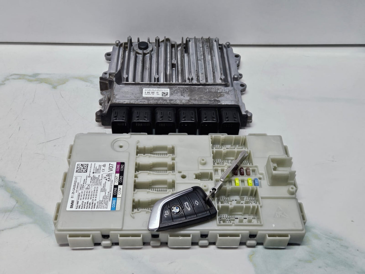 2020 BMW X3 G01 M40iX B58D RHD Engine Control Unit ECU Set 9846689 OEM