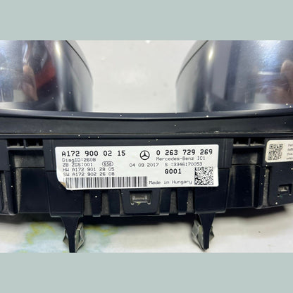 11-18 Mercedes-Benz W172 SLK AMG Instrument Cluster Speedometer A172 9000215 OEM