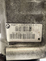 2007-2018 BMW X5 E70 X5M E70 F85 X6M F16 Front Axle Differential 7594314 R=3.15
