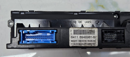 2004-2008 BMW 5 Series E60 E61 525i Climate Control Unit 6946981 OEM