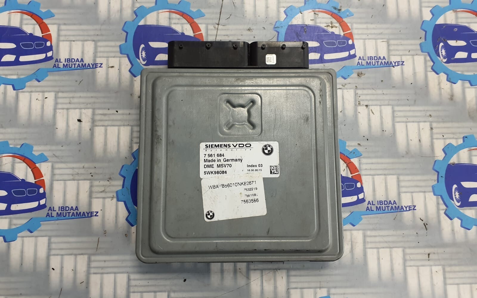 BMW E60 E61 E90 E91 3 5 series 3.0 2.5 N52 ENGINE ECU COMPUTER DME MSV70 7561684
