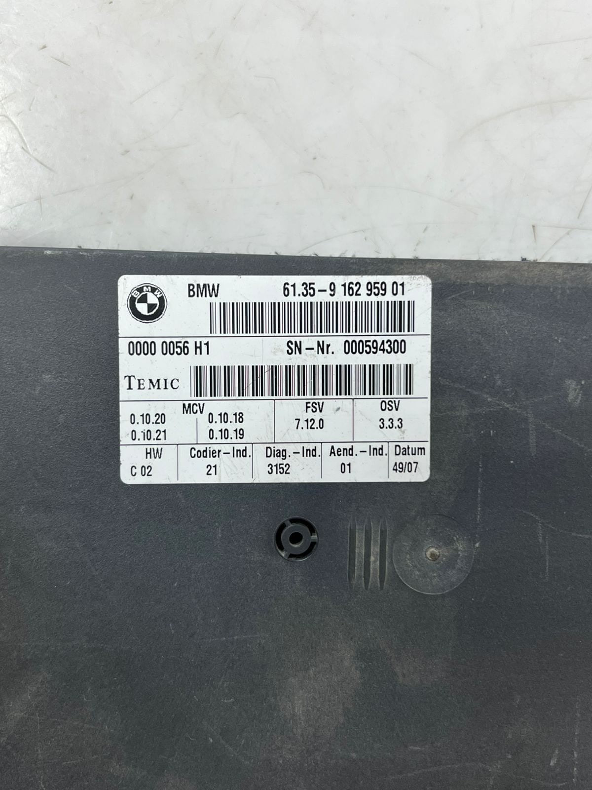 2007-2010 BMW E70 X5 and E60 Seat Control Module 9162959 OEM