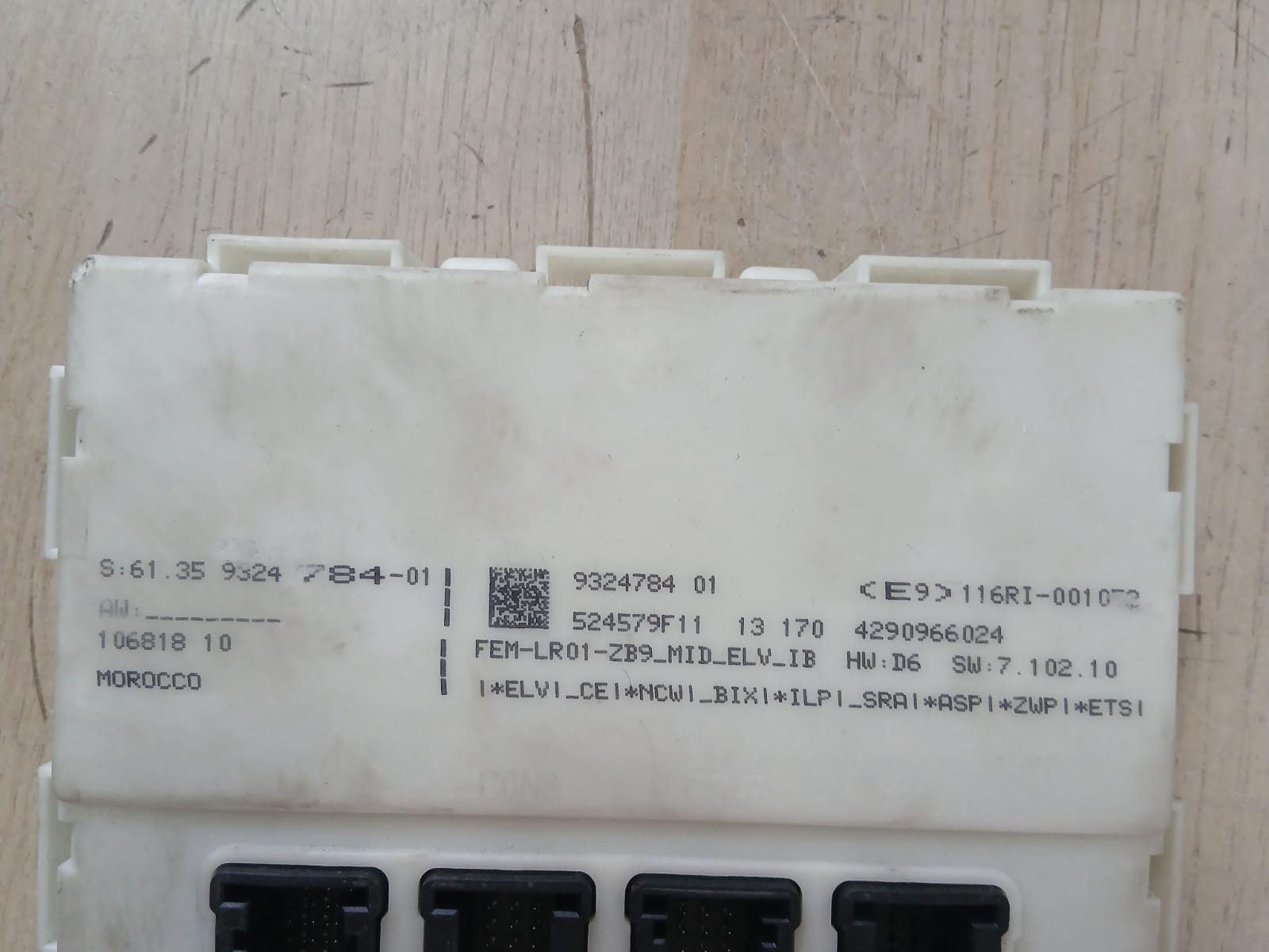 BMW F31 2.0 diesel Engine Control Unit ECU SET DDE + FEM + 2KEYS 8576341