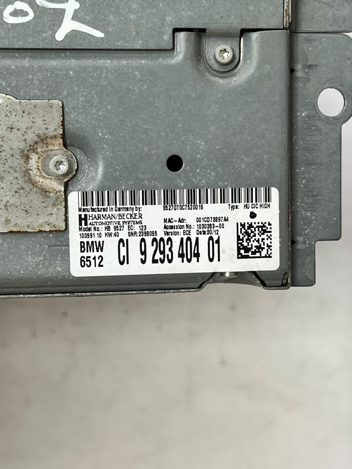 BMW X3 F25 Radio CD Player DVD Player Sat Navigation Module Unit OEM 9293404
