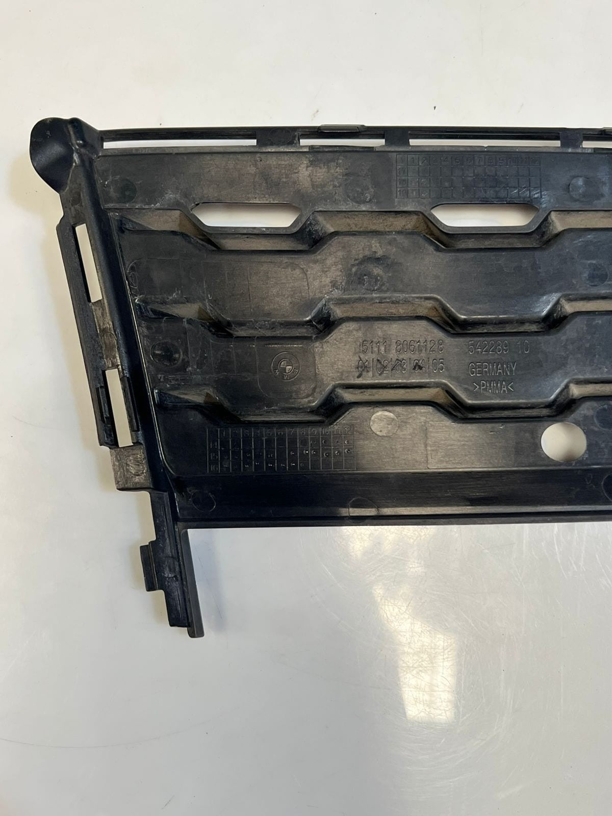BMW 7 Series G11 G12 Bumper Air Grille Front Right Chrome M-Aero 8061128 OEM