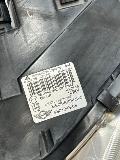 2011-16 Mini R60 R61 Cooper Countryman Bi-Xenon Headlight Assembly Left 9801043