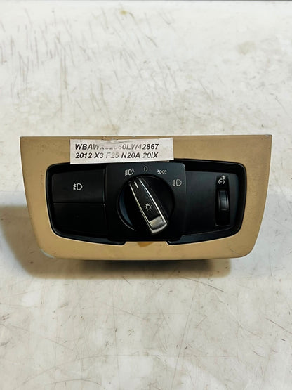 2012-2016 BMW F30 and F32 3 Series 328i Headlight Control Switch 9265297 OEM