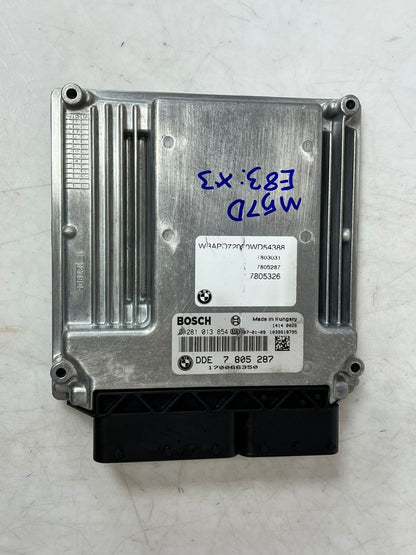 2008 BMW X3 E83 M57D Engine Control Unit ECU SET DDE+ EWS +1KEY 7805287 OEM